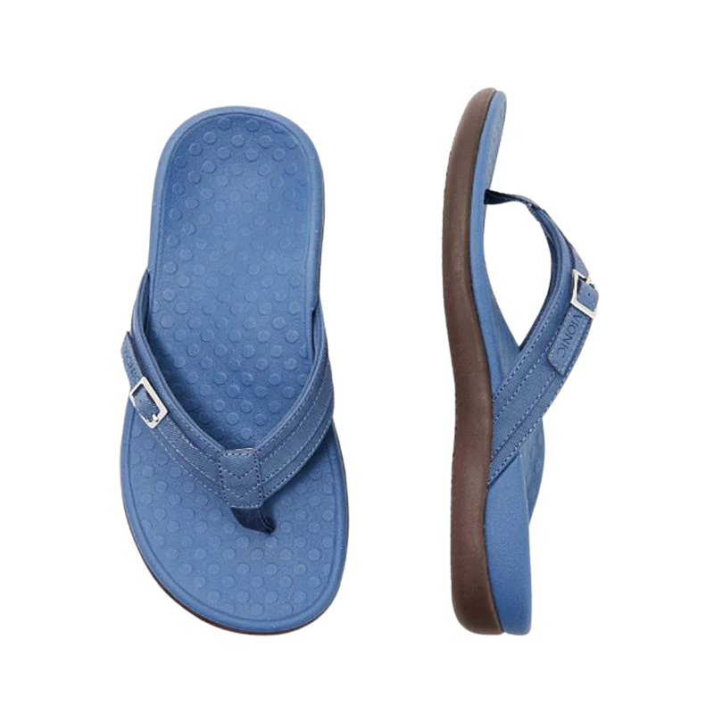 Kyra - Ondersteunende zomerse teenslippers