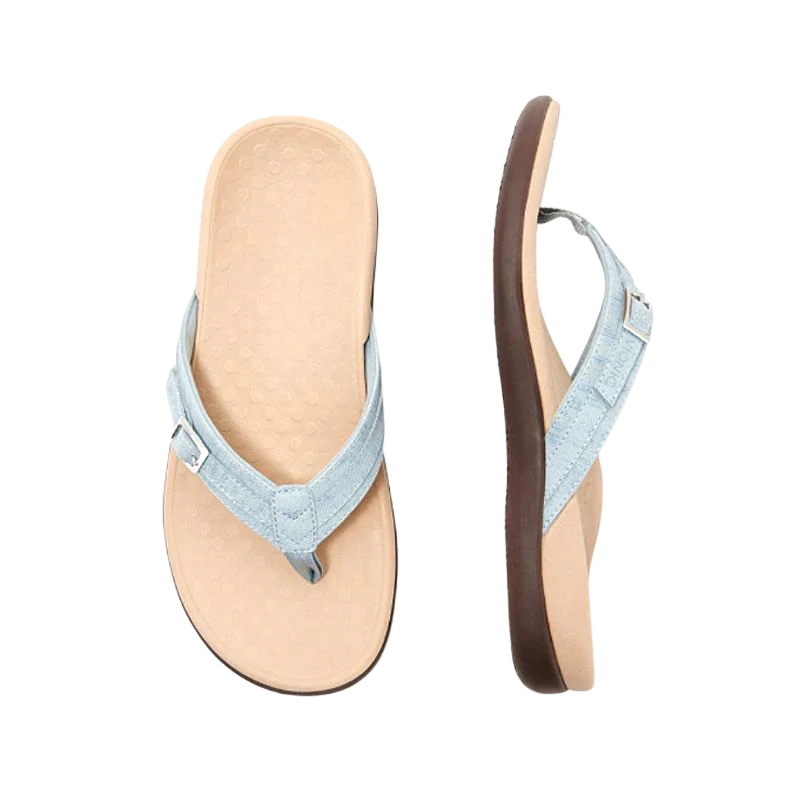 Kyra - Ondersteunende zomerse teenslippers