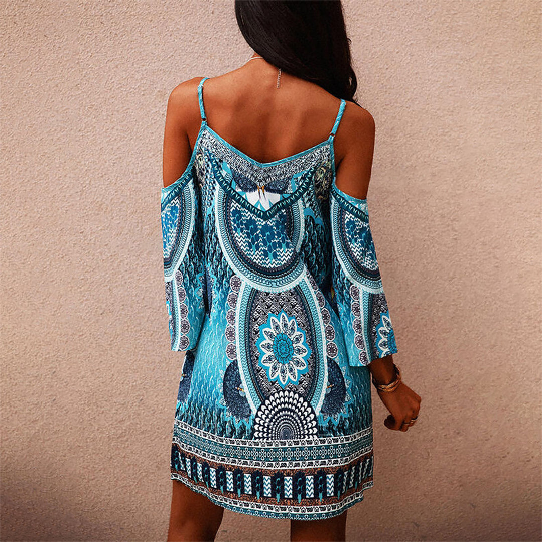 KINSLEY - Stijlvolle zomerse mini jurk