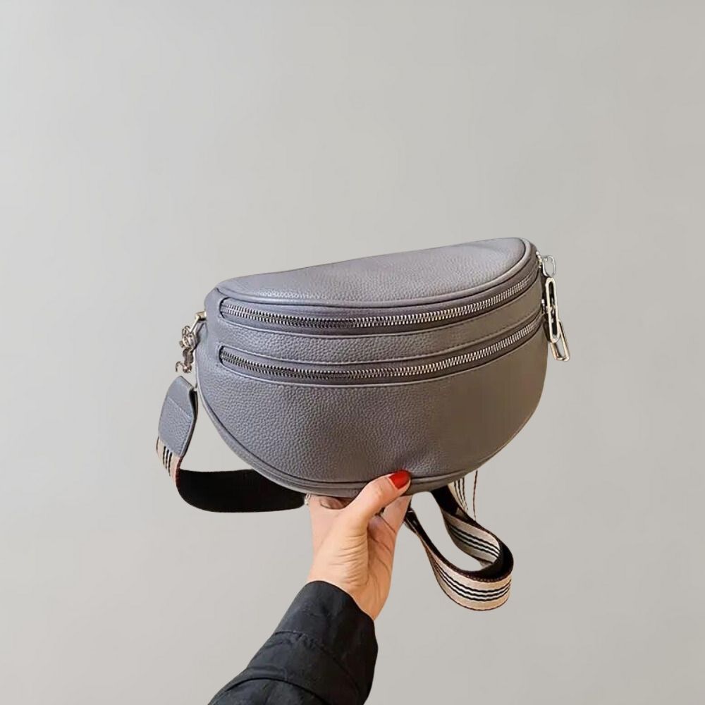 Arvella - Zomerse crossbody tas met dubbele rits