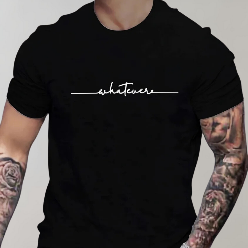 Kay - Casual heren t-shirt met ronde hals voor de zomer