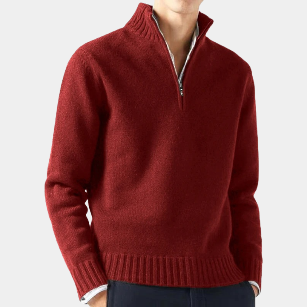 Kasper - Stijlvolle zomerse herensweater