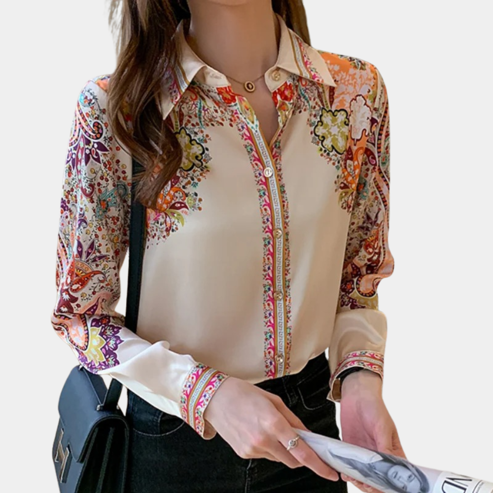 Amber - Elegante damesblouse voor de zomer