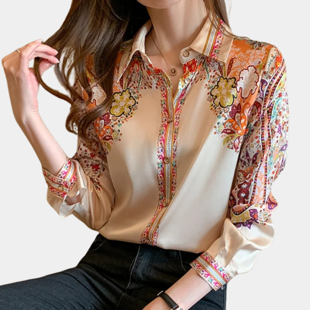 Amber - Elegante damesblouse voor de zomer