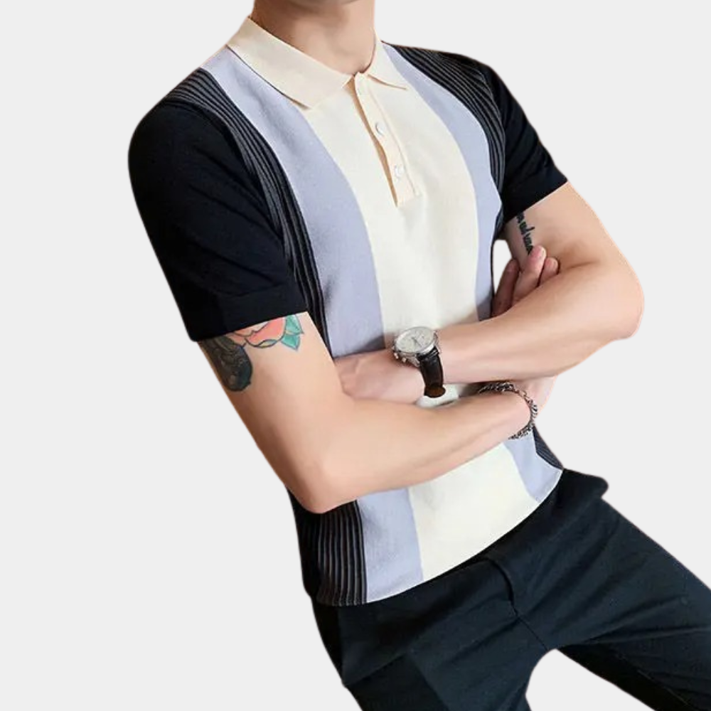 Jordin - Gestreept herenpoloshirt voor de zomer