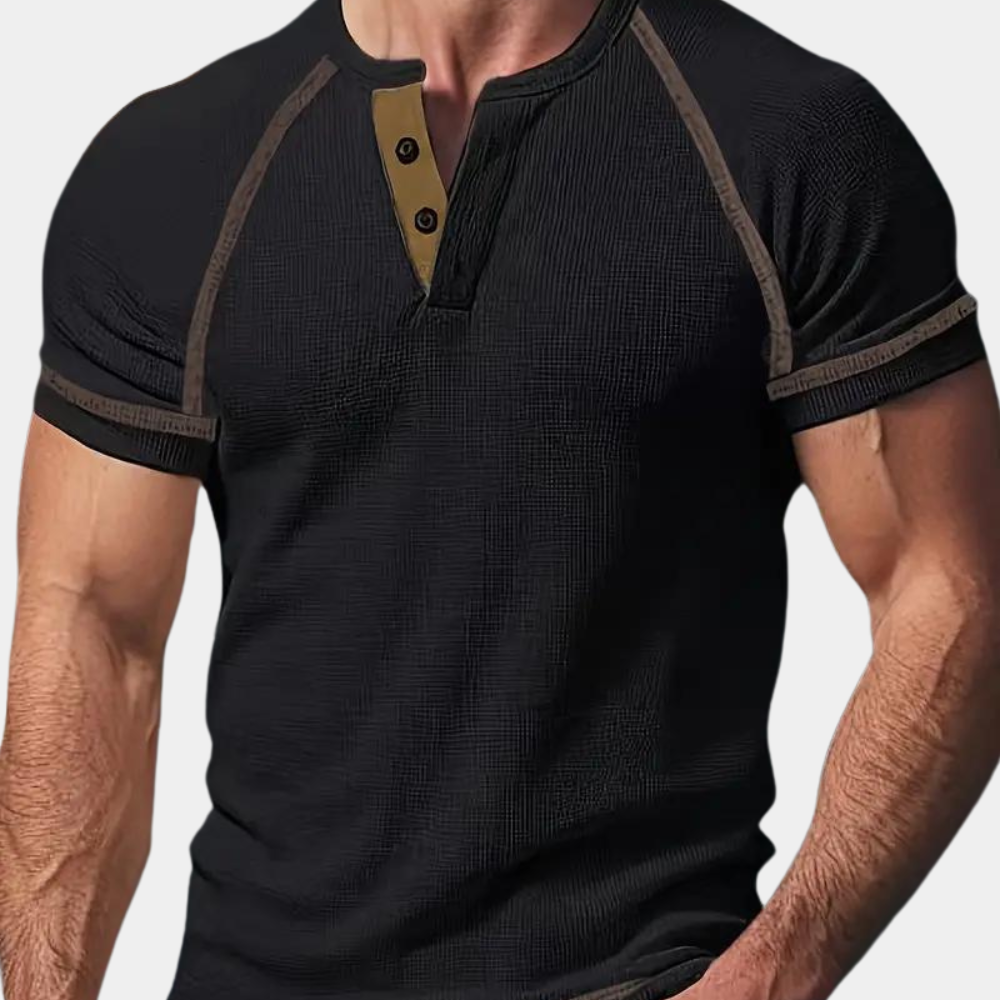 Ademend heren t-shirt met korte mouwen voor de zomer