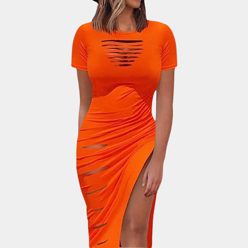 Angela - Tijdloze elegantie zomerjurk