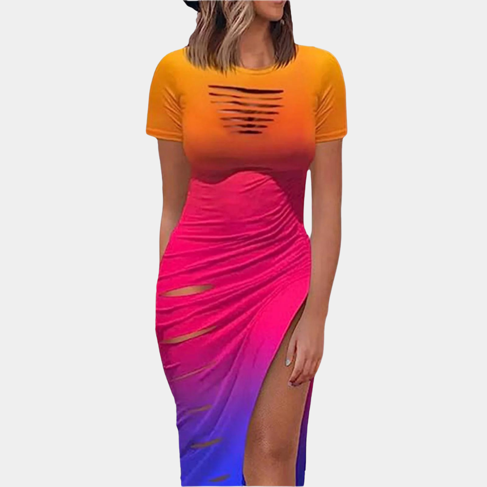Angela - Tijdloze elegantie zomerjurk