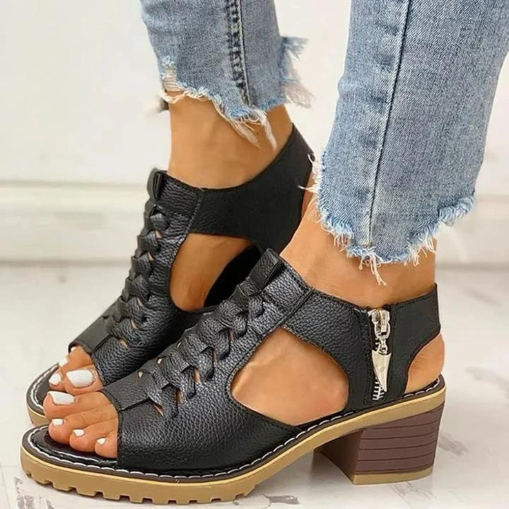 Anelo - Modieuze gevlochten zomersandalen voor dames - Perfect voor Lente en Zomer