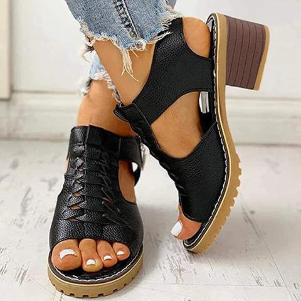 Anelo - Modieuze gevlochten zomersandalen voor dames - Perfect voor Lente en Zomer