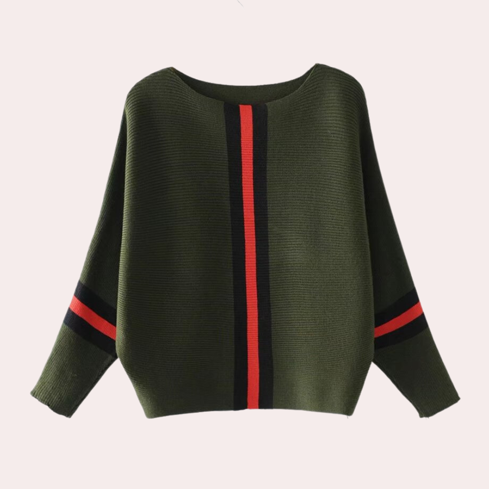 Karine - Dames zomertrui met minimalistische streep