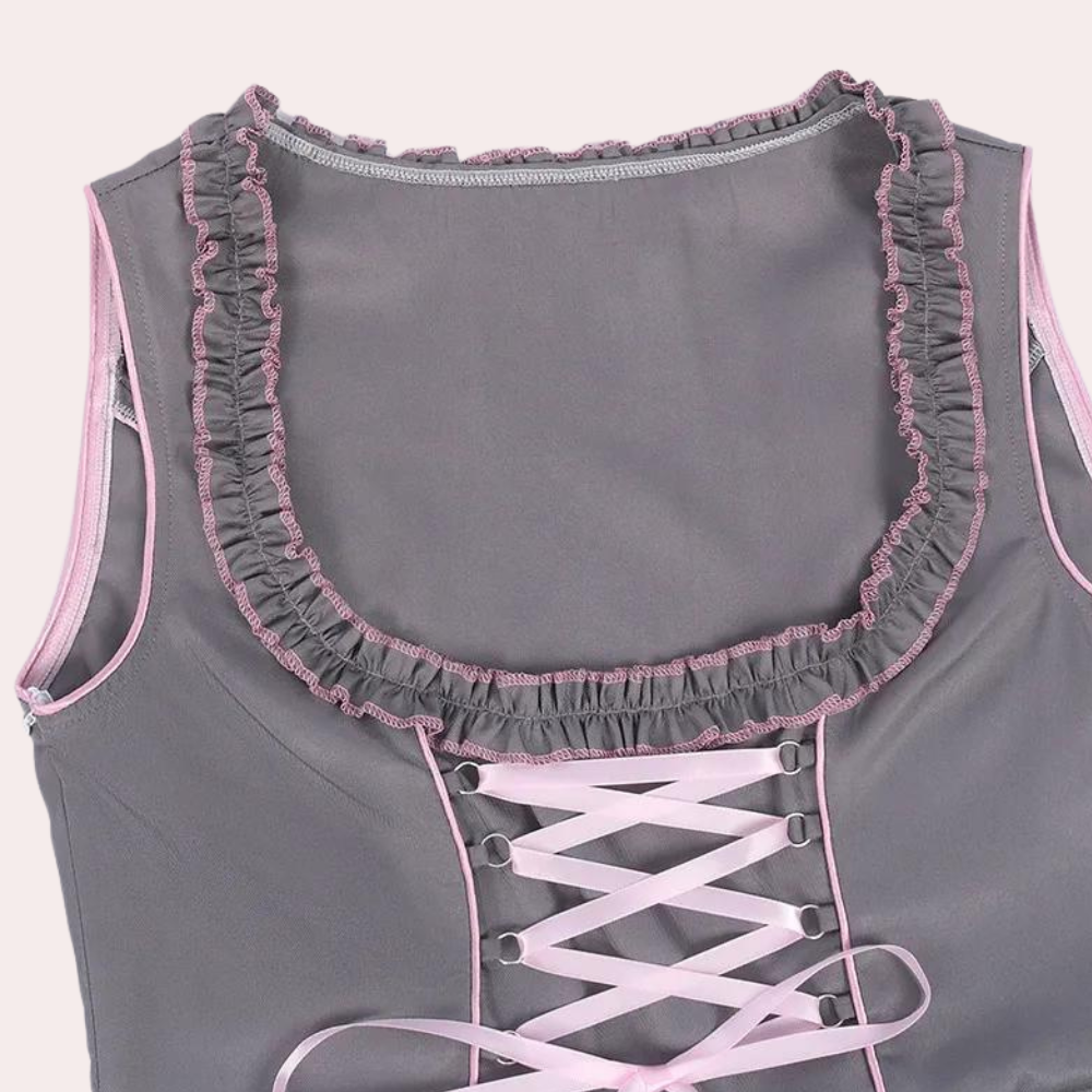 Josiane - Minimalistische Zomer Oktoberfest Jurk voor vrouwen