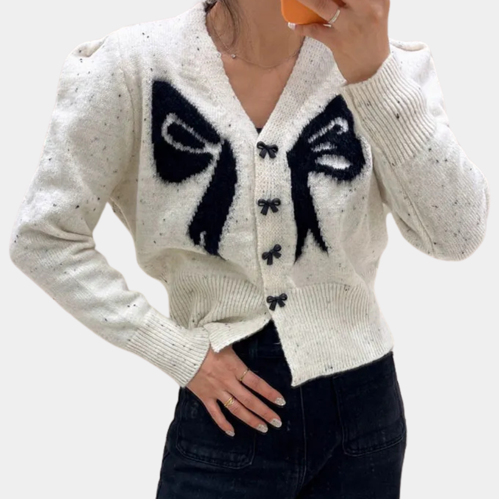 Kitarni - Dames Vest met Speels Strik Design voor de Zomer