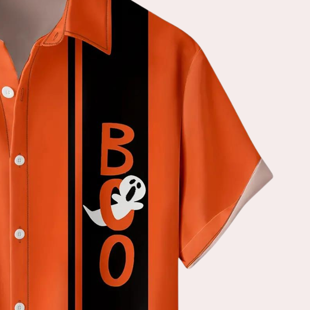 Jure - Zomerse Halloween Shirt voor mannen met korte mouwen