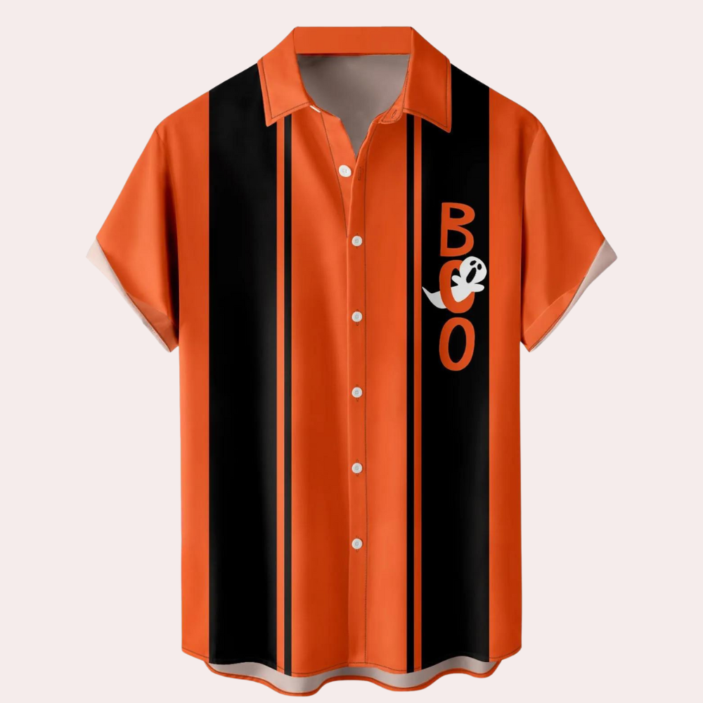 Jure - Zomerse Halloween Shirt voor mannen met korte mouwen