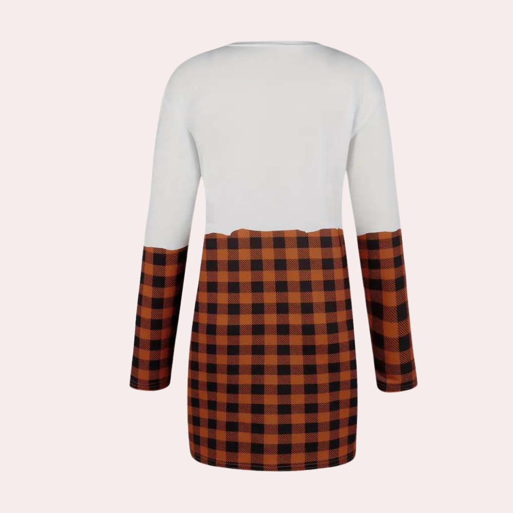 Kata - Trendy Plus Size Zomerse Halloween Pullover voor Dames