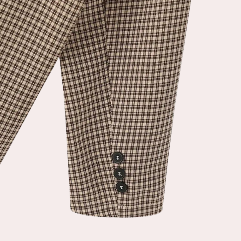 LARRY - Geraffineerde Zomerse Geruite Blazer voor Heren