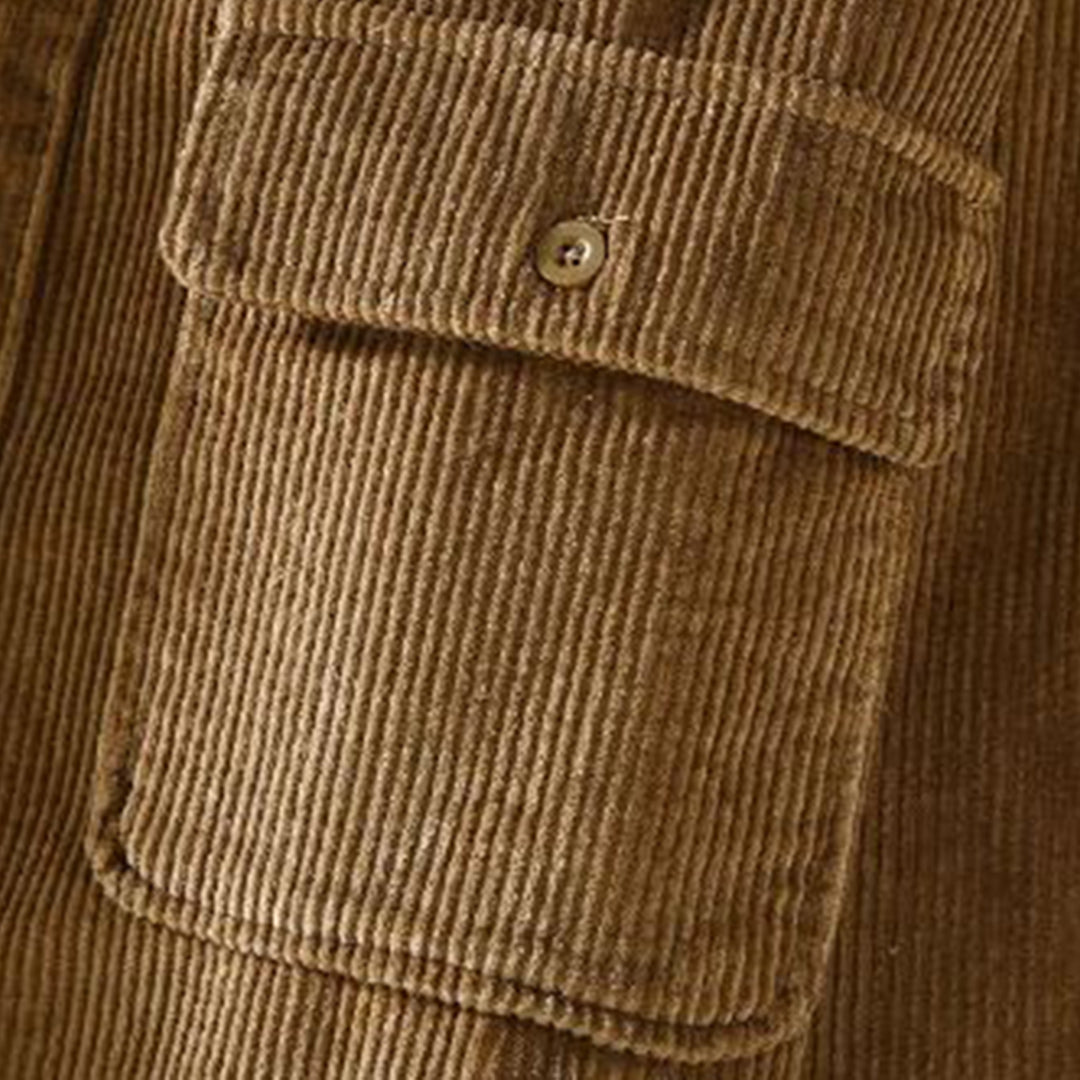 ABERNATHY - Luchtig corduroy zomershirt voor mannen