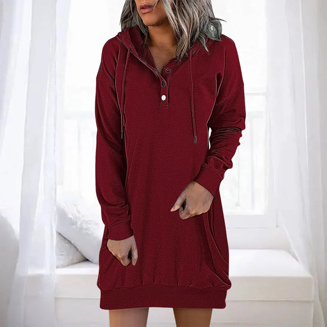 ALLEGRA - Lente/Zomer casual hoodie jurk