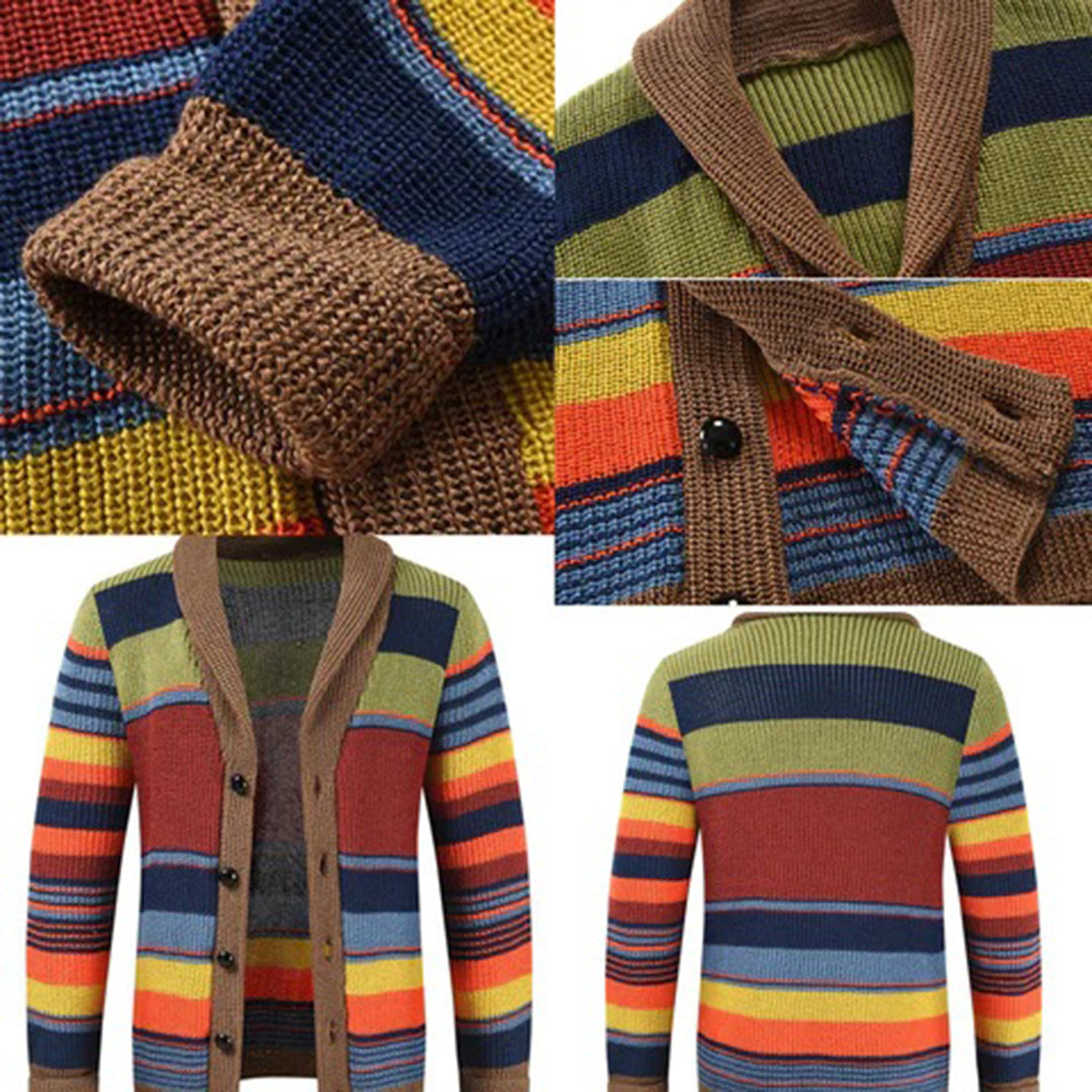 JASEN - Luchtige gebreide vintage trui en vest voor heren, perfect voor lente en zomer