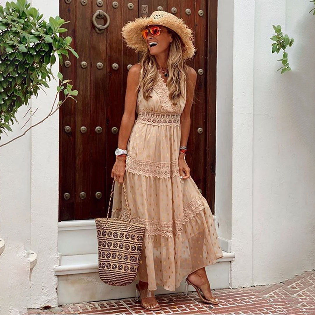 JENESIS - Zomerse maxi jurk voor dames