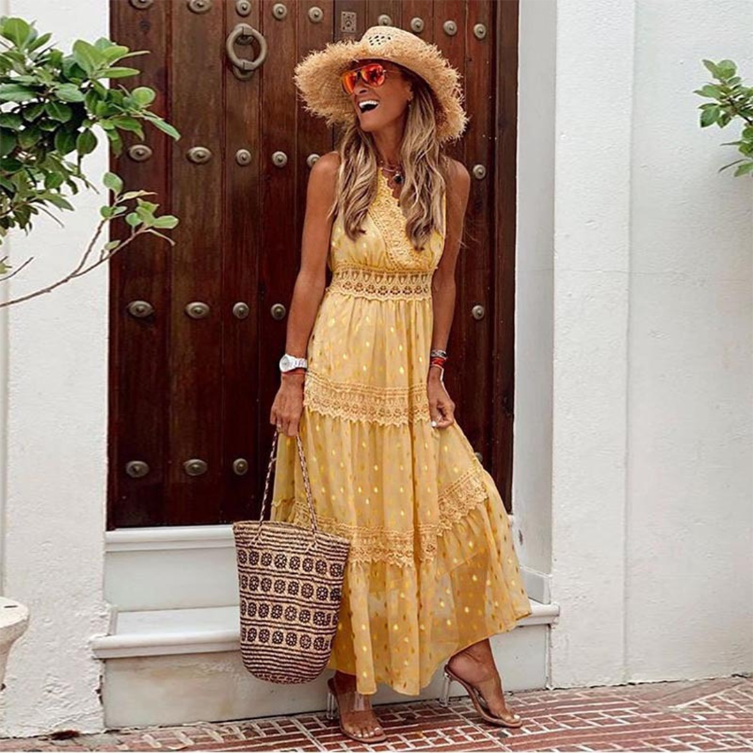 JENESIS - Zomerse maxi jurk voor dames