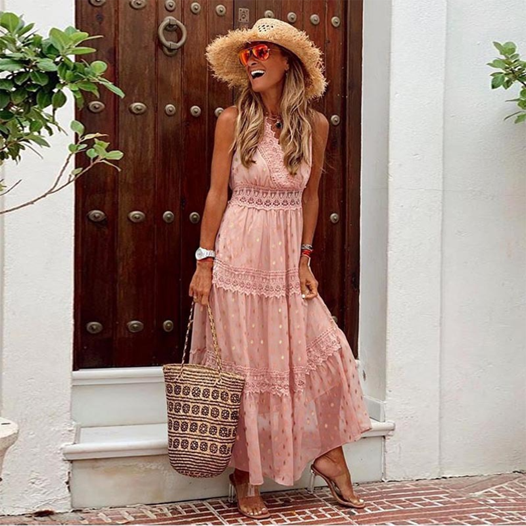 JENESIS - Zomerse maxi jurk voor dames
