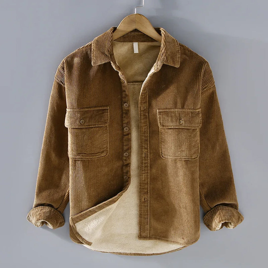 ABERNATHY - Luchtig corduroy zomershirt voor mannen