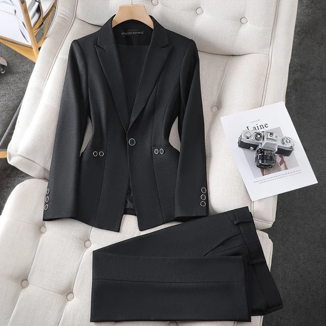 LAURA - Elegante blazer en broek set voor de zomer