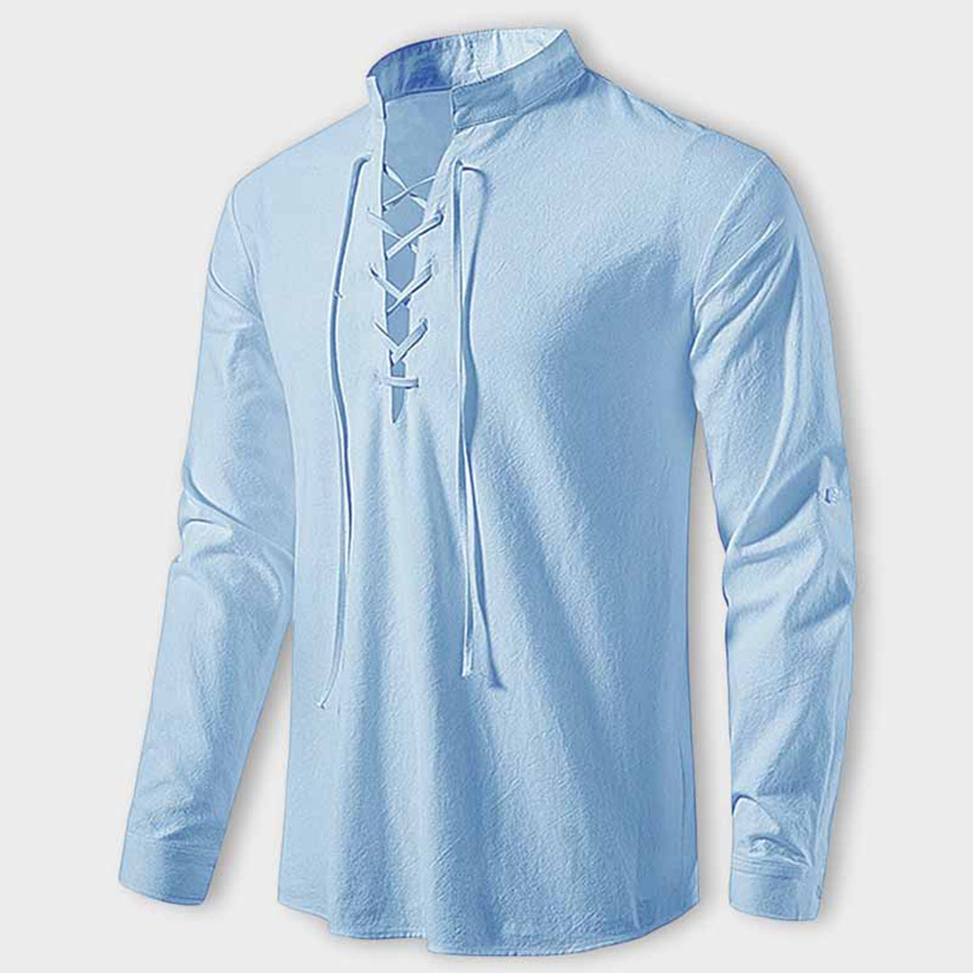 LASZLO - Elegant V-hals shirt voor de Zomer
