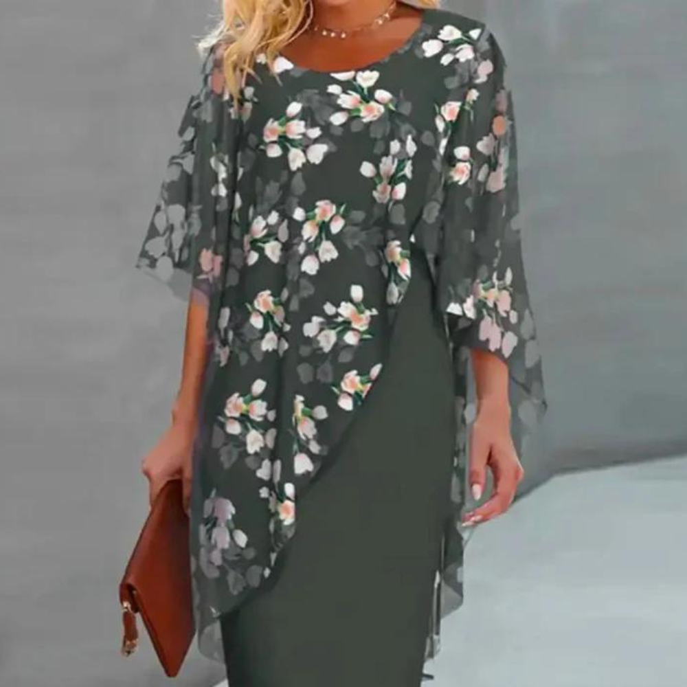 Linnea - Elegante zomer bloemenjurk voor dames