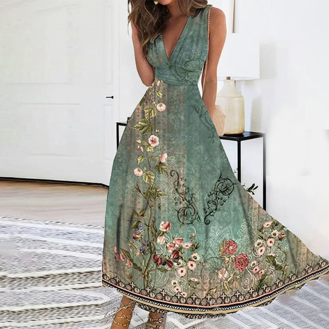 JULISSA - Elegante zomer bloemenjurk