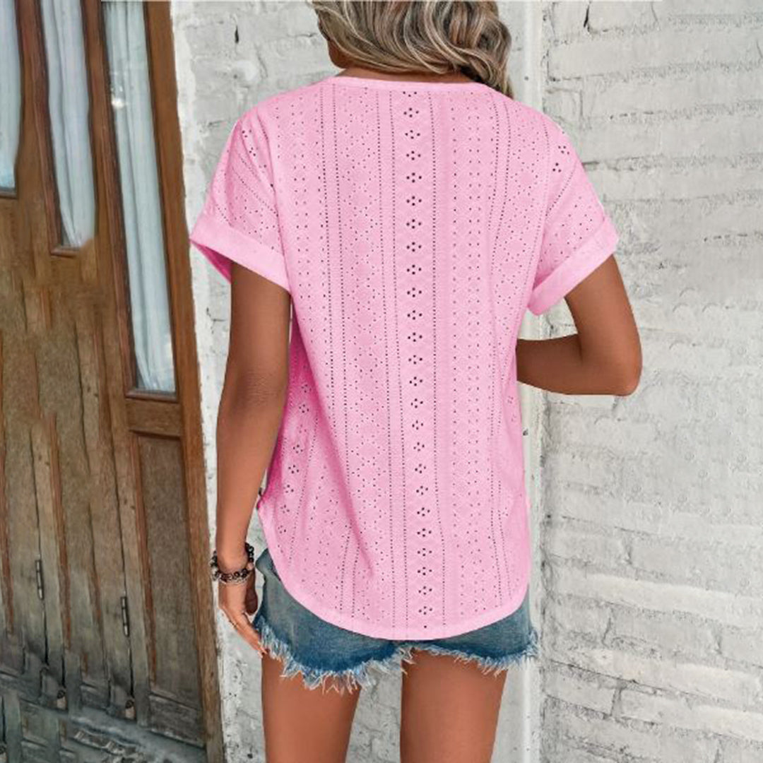 JAYLANI - Vrouwen casual zomer overhemd