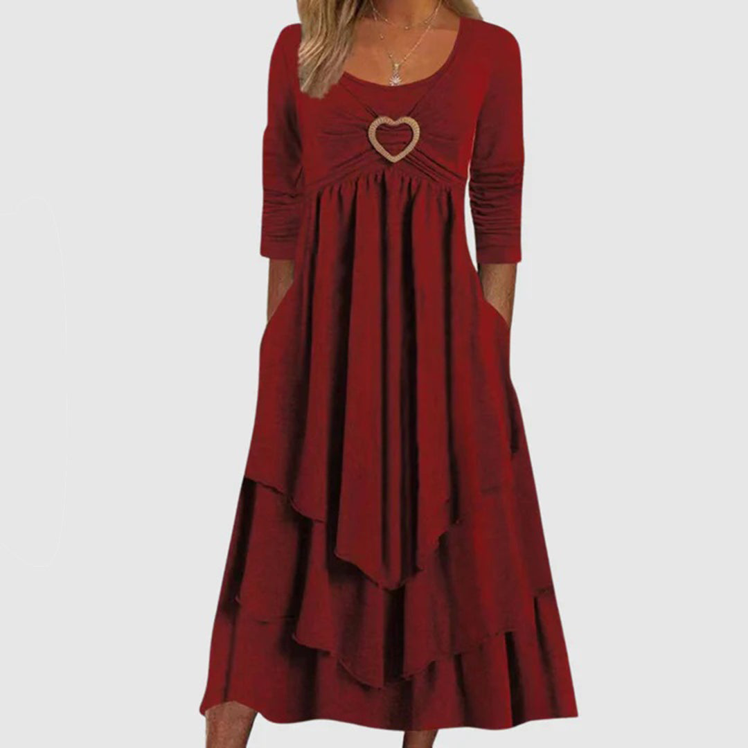 ABEBA - Casual lange zomerjurk