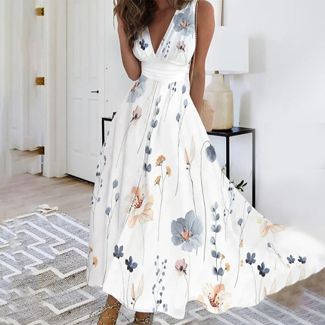 JULISSA - Elegante zomer bloemenjurk