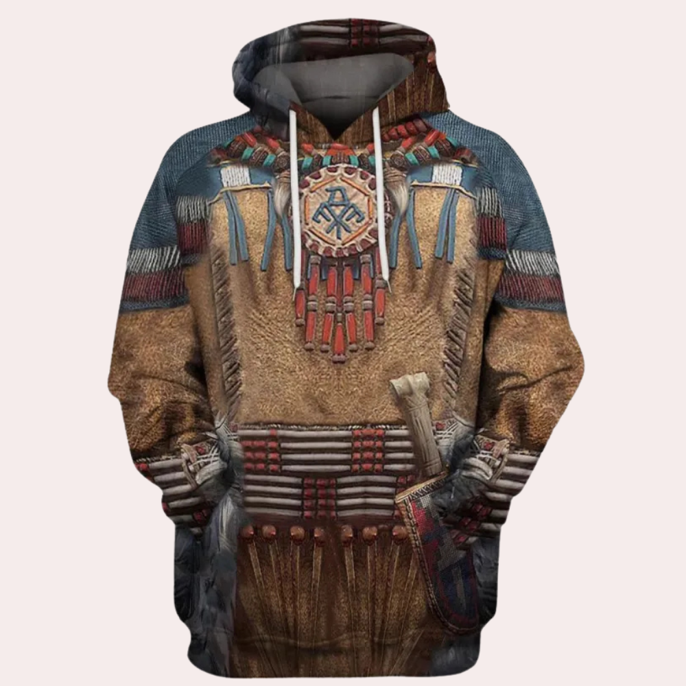 ALVARO - Comfortabele Bedrukte Zomer Hoodie voor Heren