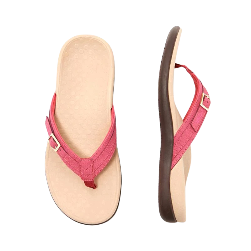 Kyra - Ondersteunende zomerse teenslippers