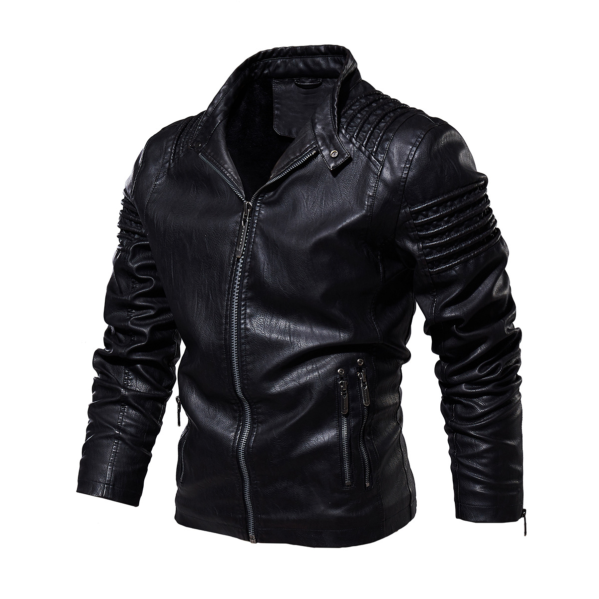 Knight Leren Jas - Perfect voor de Zomeravonden