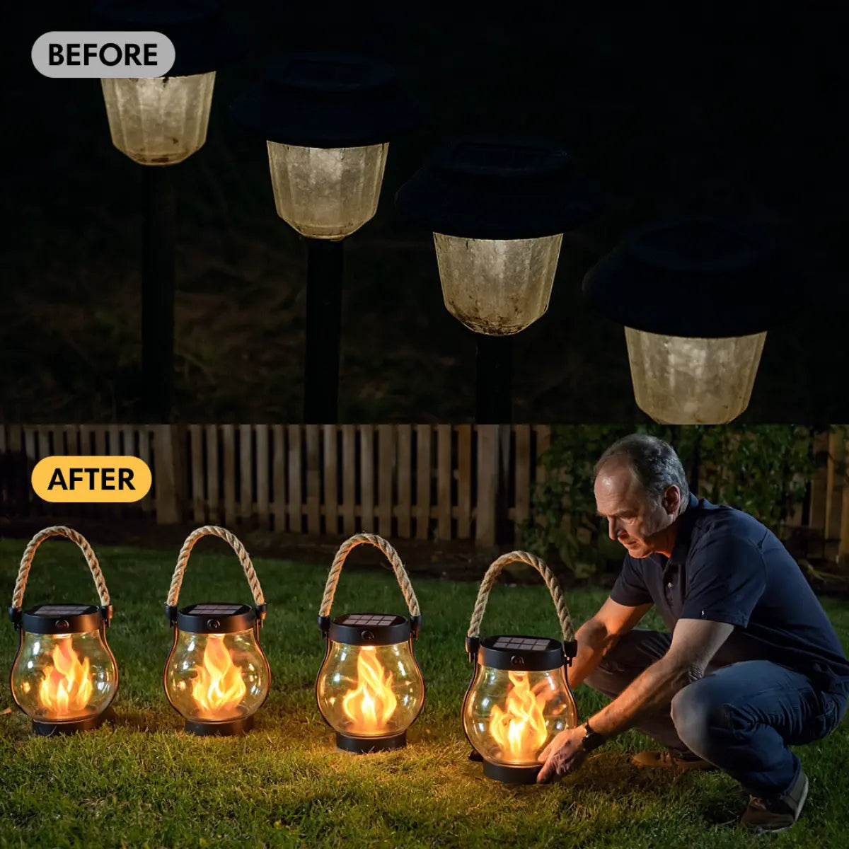 Valcetti™ – Zonne-energie lantaarns voor buitenverlichting
