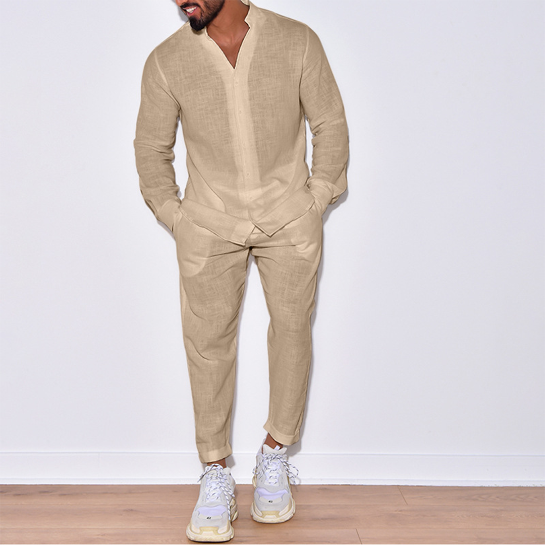LEON - Heren casual zomerset