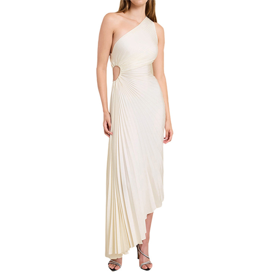 KARSYN - Elegante geplooide zomerjurk