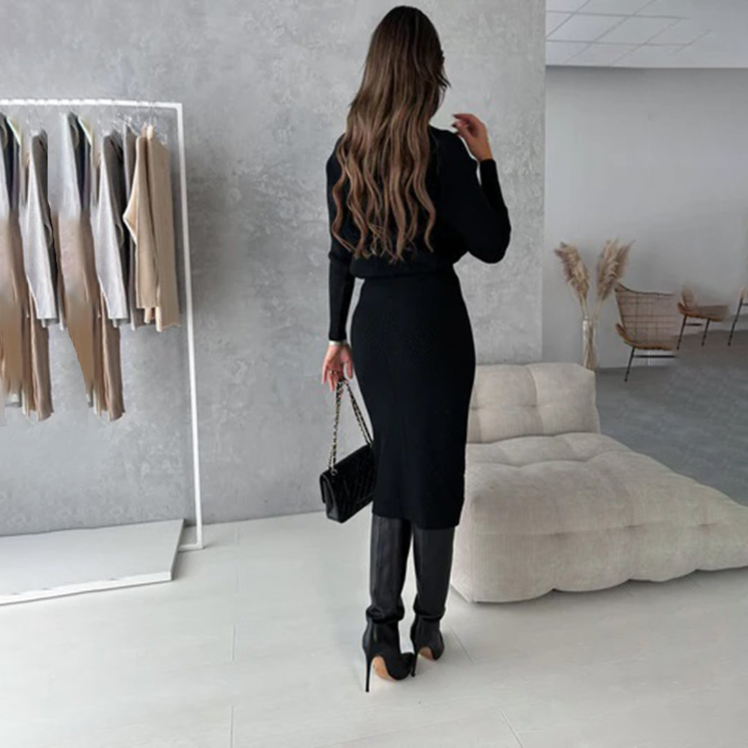 ANGELA - Elegante zomer pullover en rok set