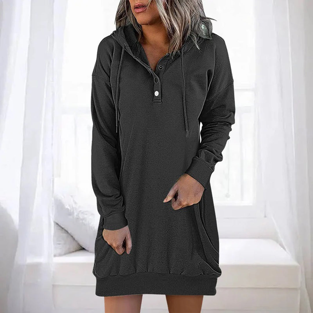 ALLEGRA - Lente/Zomer casual hoodie jurk