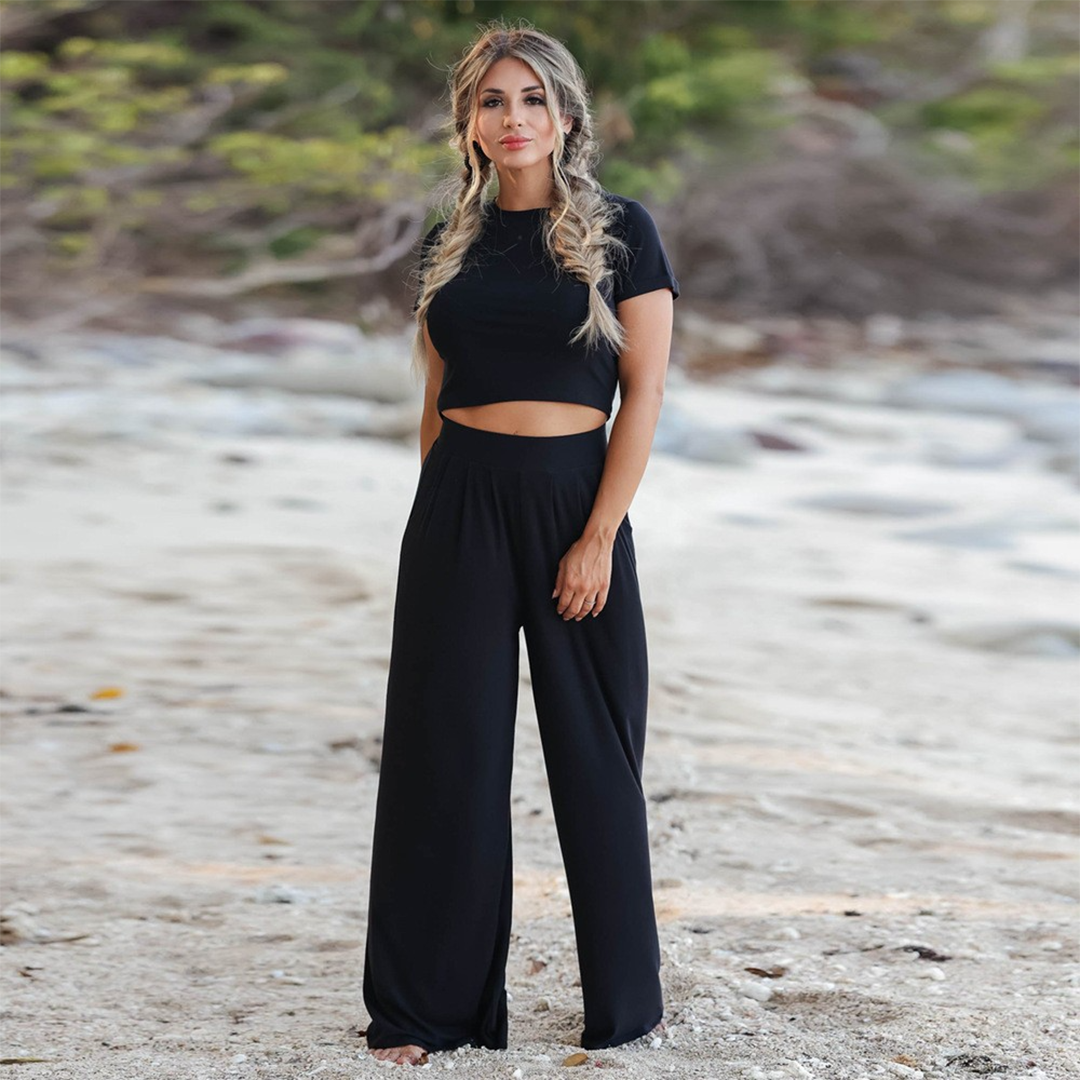JULIETTE - Comfortabel shirt en broek set voor de zomer