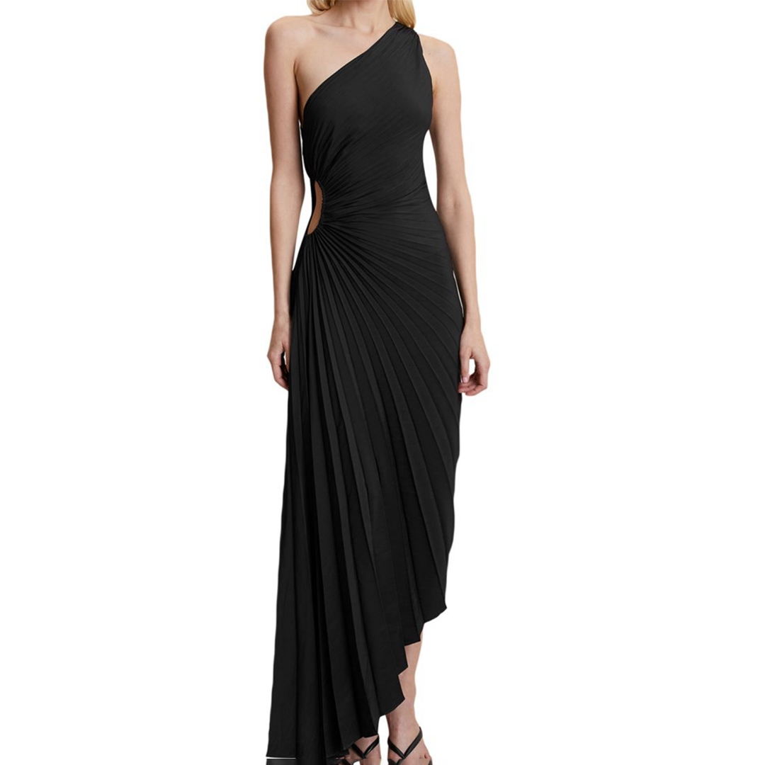 KARSYN - Elegante geplooide zomerjurk