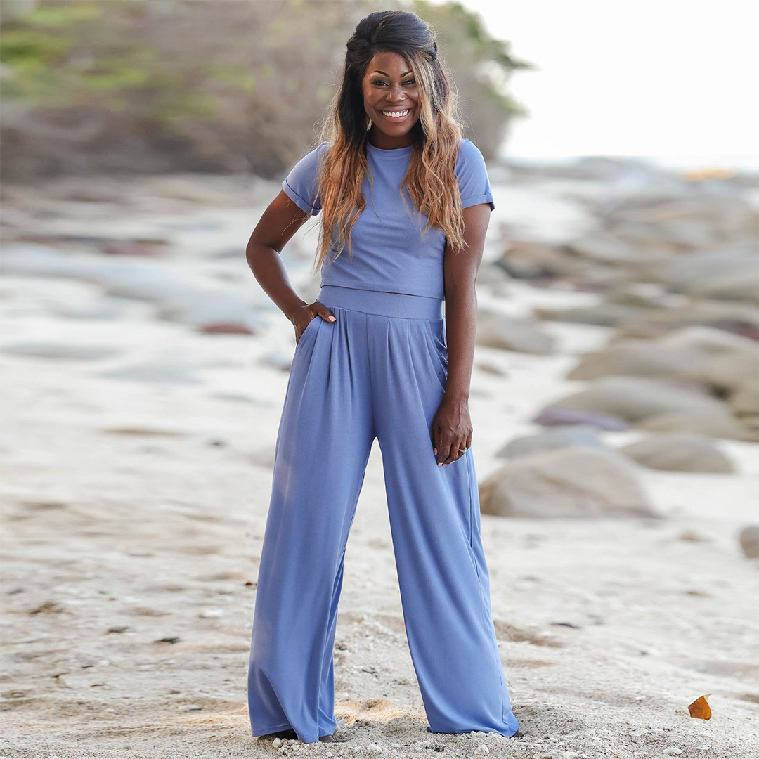 JULIETTE - Comfortabel shirt en broek set voor de zomer