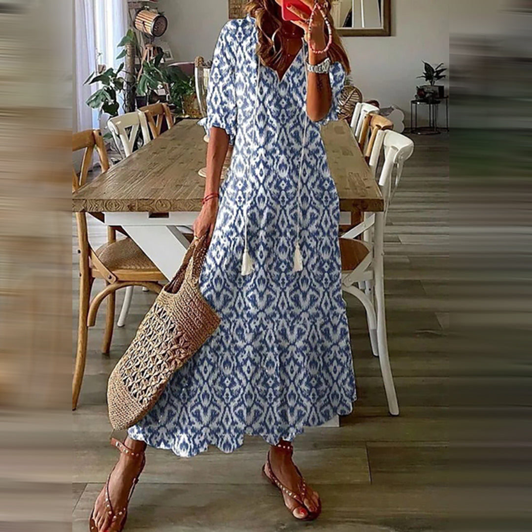 JANNE - Boho maxi zomerjurk