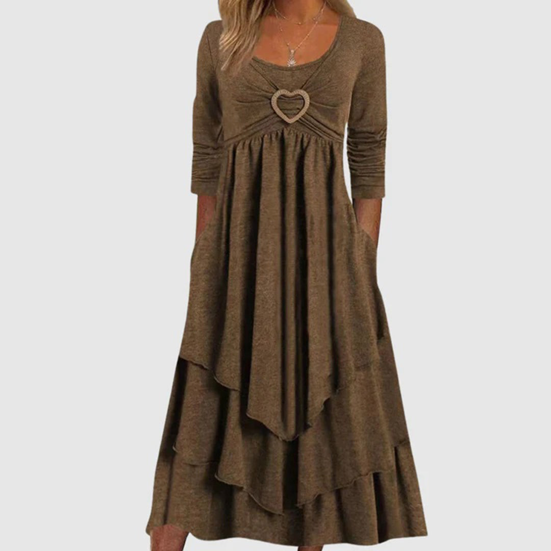 ABEBA - Casual lange zomerjurk