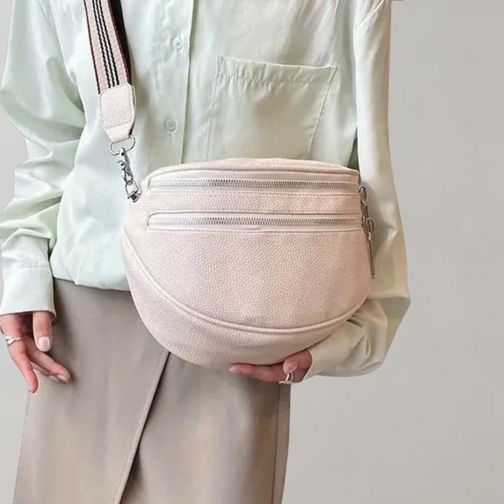 Arvella - Zomerse crossbody tas met dubbele rits
