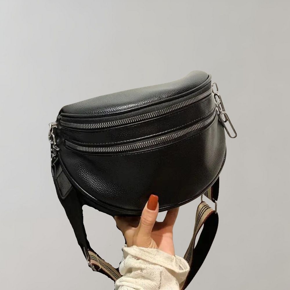 Arvella - Zomerse crossbody tas met dubbele rits
